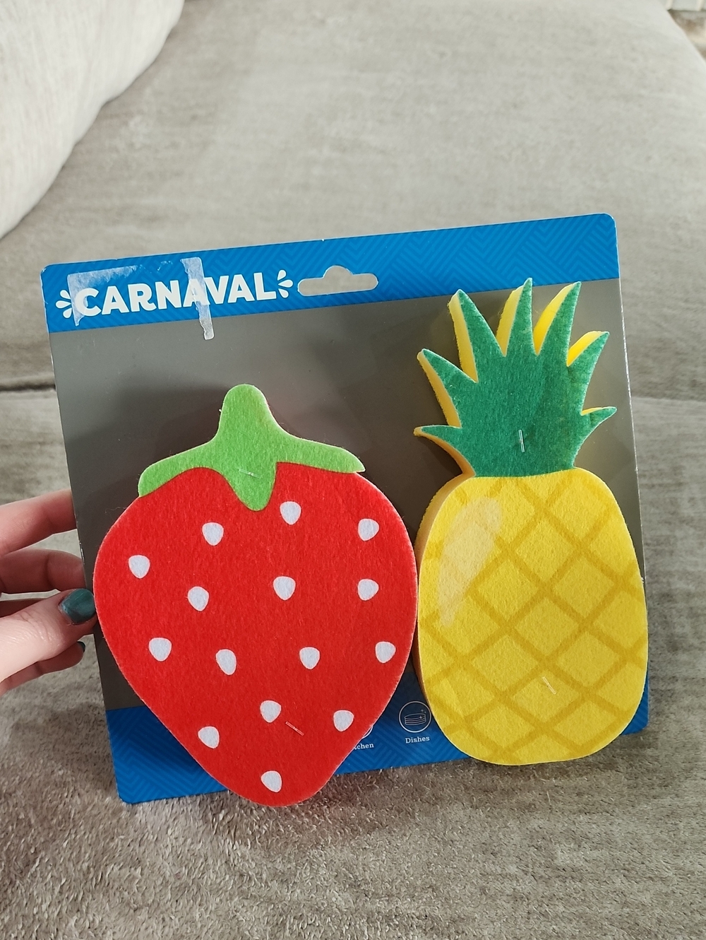 NWT Carnaval Fruity Dual Sided Sponges